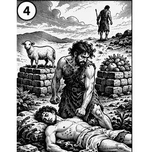 Kain i Abel &ndash; ilustracja