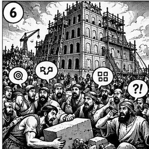 Wieża Babel &ndash; ilustracja