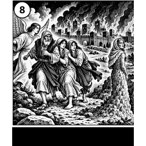Sodoma i Gomora &mdash; historia Lota &ndash; ilustracja