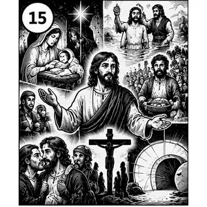 Jezus &mdash; od narodzin do zmartwychwstania &ndash; ilustracja