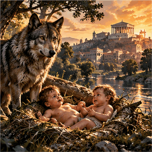 Mit o założeniu Rzymu &ndash; Romulus i Remus