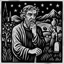 Przedśpiew, L.Staffa - grafika